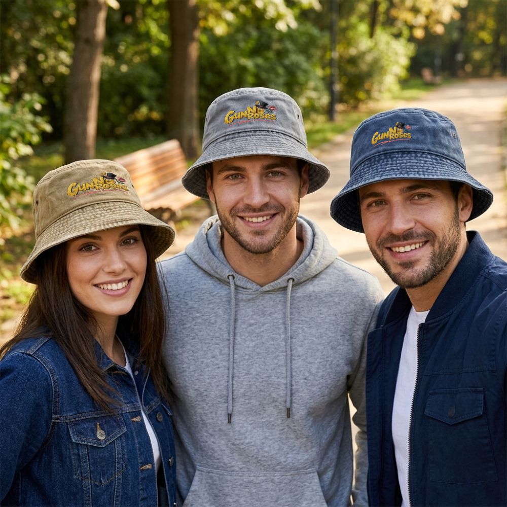 Outdoor Adventure Festival - 1 gorro tipo pescador vintage lavado