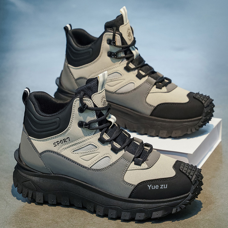 Outdoor Adventure Travel - Botas altas para hombre, con forro