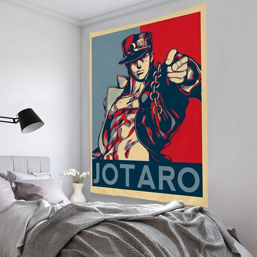 Outdoor Adventure Festival - Tapiz de microfibra J-JoJo B-Bizarre Adventure,
