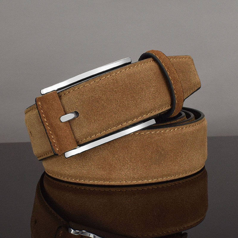 Outdoor Adventure Brands - Cinturones de cuero con hebilla para