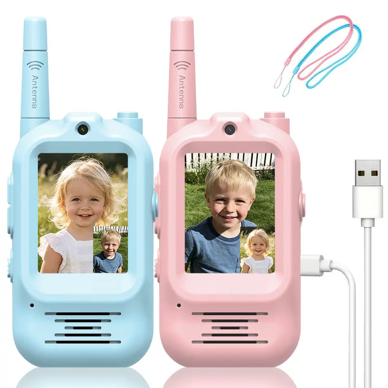 Outdoor Adventure Toys For Kids - 2 Walkie Talkies Recargables para Niños,