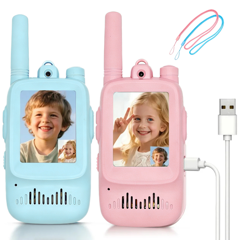 Outdoor Adventure Toys For Kids - 2 Walkie Talkies Recargables para Niños,