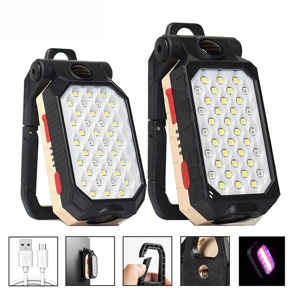 Outdoor Adventure Uva - Linterna LED de alta potencia recargable,