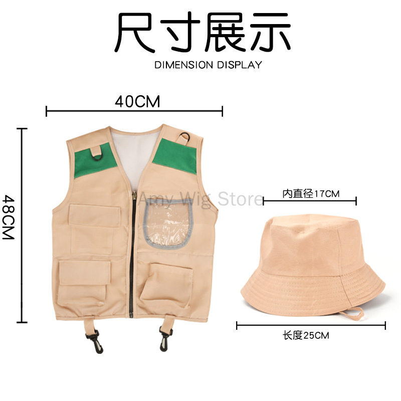 Chaleco y sombrero de explorad - Outdoor Adventure Kit For Boys reseña y precio
