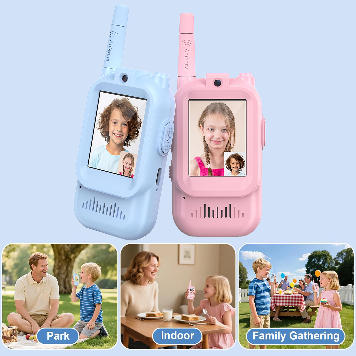 2 unidades de walkie-talkies c - Outdoor Adventure Toys For Kids reseña y precio