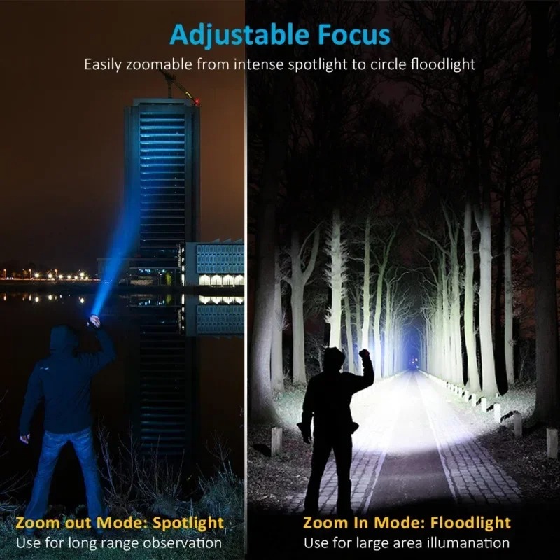 Linterna LED T6 Recargable, Li - Outdoor Adventure Travel reseña y precio